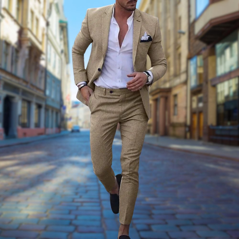 Elegant slim fit suit for men - linus