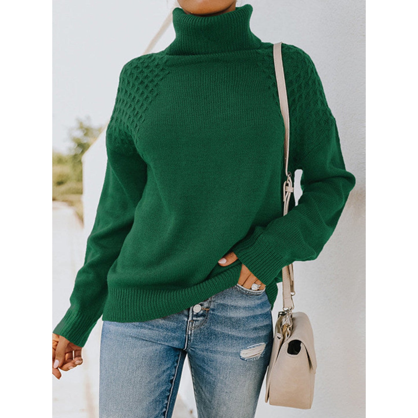 Very Nice And Stylish Turtleneck Sweater